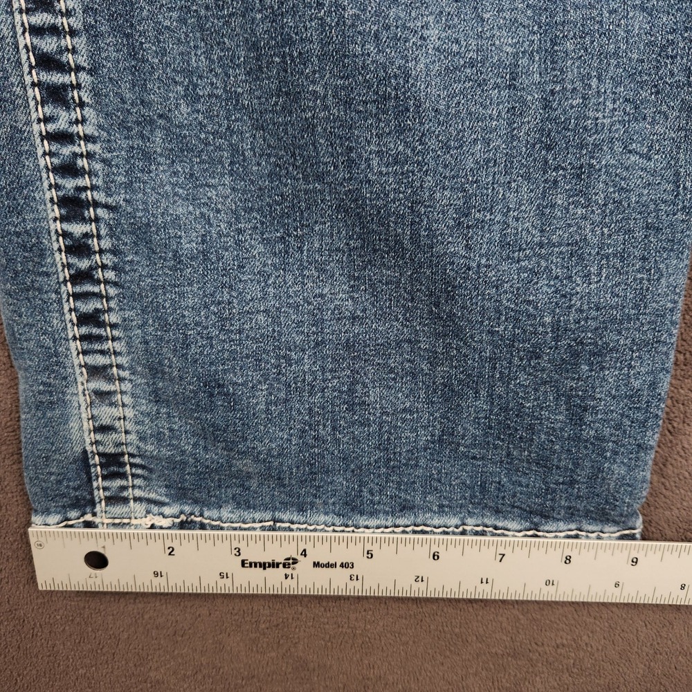 Ariat M4 Hugo Jeans Mens 38x32 Blue Medium Wash Relaxed Boot Cut Denim Workwear - Picture 16 of 16